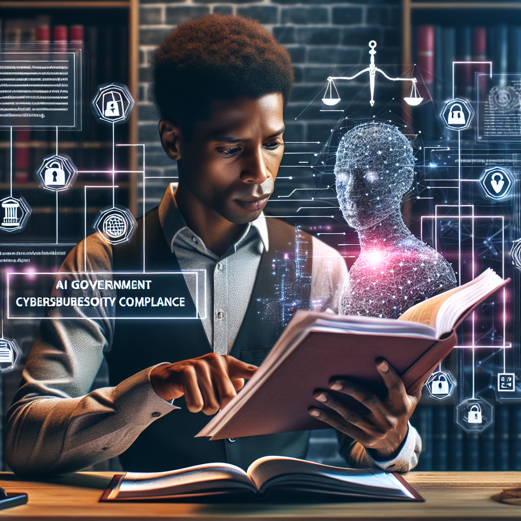 SME owner reading UK AI cybersecurity regulation guide for 2025.